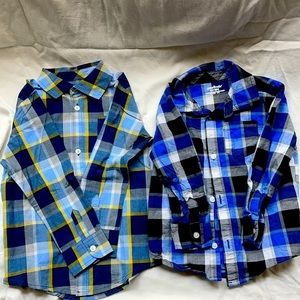 Two garanimals long sleeve shirts.